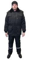 Костюм утепленный «Сургут» (куртка+п/комб), черный