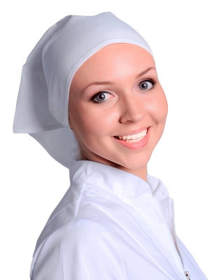 Косынка белая бязь