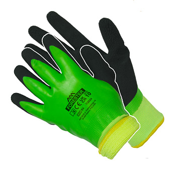 Перчатки махровые с полным латексным покрытием FORESTER от мин. рисков