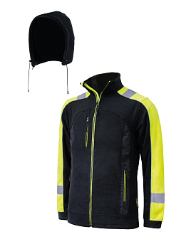 Толстовка (куртка) флисовая CLASSWORK+K с капюшоном