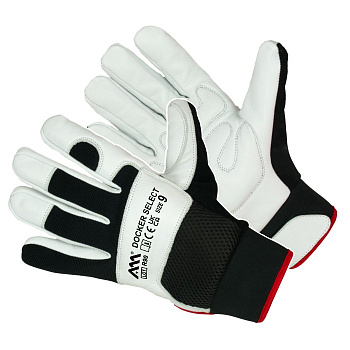 Перчатки из кожи и спандекса DOCKER SELECT от мин. рисков