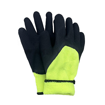 Перчатки с махровой подкладкой из полиэстера с латексным покрытием на 3/4 TF-L315 от мин. рисков